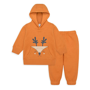 Fleece Hoodie & Trouser Set (Reindeer)